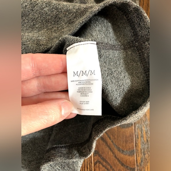 CAbi Women’s M Heathered Gray Sweater Tunic Dress w/Pleated Waist - LIKE NEW! - Picture 7 of 8